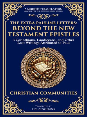 cover image of The Extra Pauline Letters